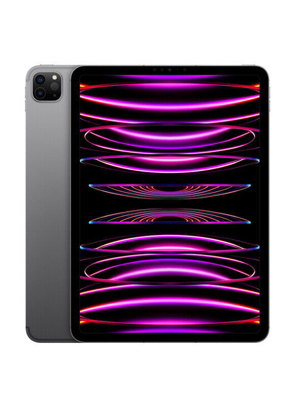 

Apple iPad Pro 2022 4th Gen 128GB Space Gray 11-inch Tablet, With FaceTime, 8GB RAM, 5G + WiFi, International Version
