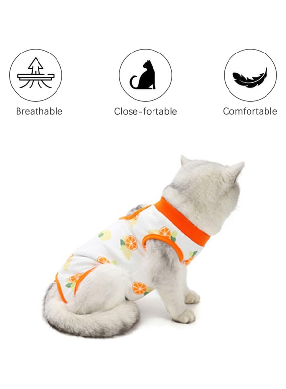 Cat weaning Sterilization Clothing, Four Seasons pet Clothes After Surgery, Anti-Licking Vest Nursing Gown