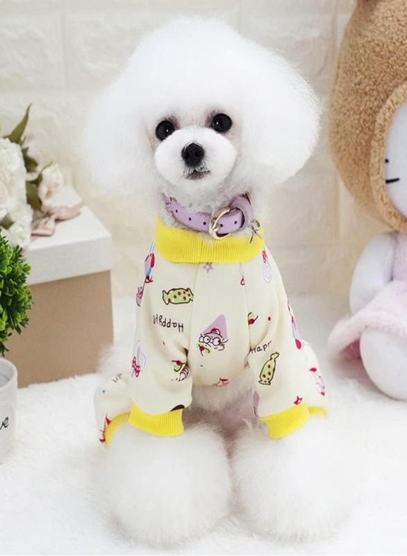 Dog Pajamas, Stretchable Jumpsuit For Dogs, Four-Legged Puppy Clothes, Soft Underwear For Small And Medium Dogs For Daily Use