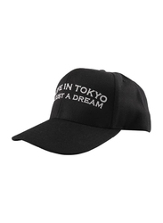 I'll Write You Letters My Life In Tokyo Cap for Men, One Size, Black