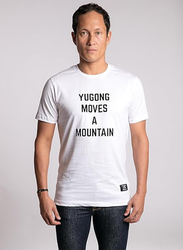 I'll Write You Letters Yugong Half Sleeve T-shirt for Men, Medium, White