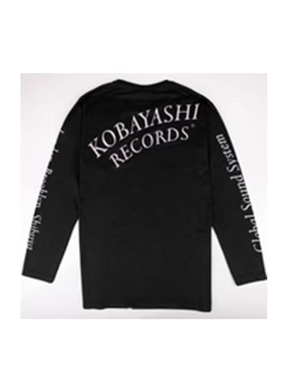I'll Write You Letters Kobayashi Records Long Sleeve T-shirt for Men, Medium, Black