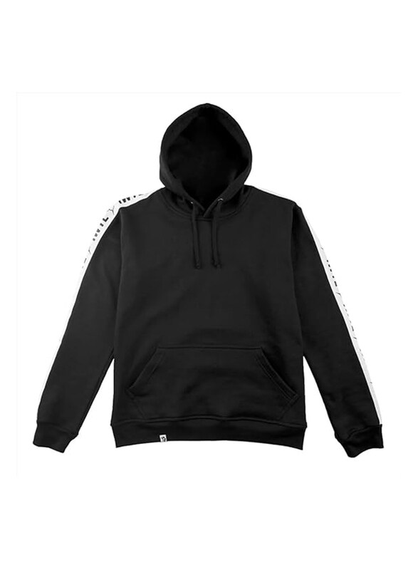 

I'll Write You Letters Hoodie for Men with DTG print Be Real Be Human, Medium, Black