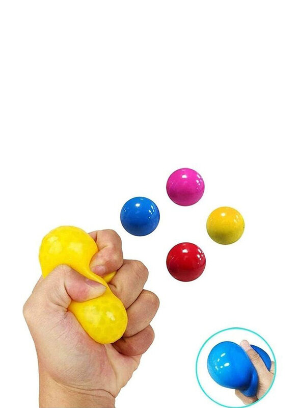 Xiuwoo 4-Piece Glowing Stress Relief Sticky Balls, TT202, Ages 3+ Years