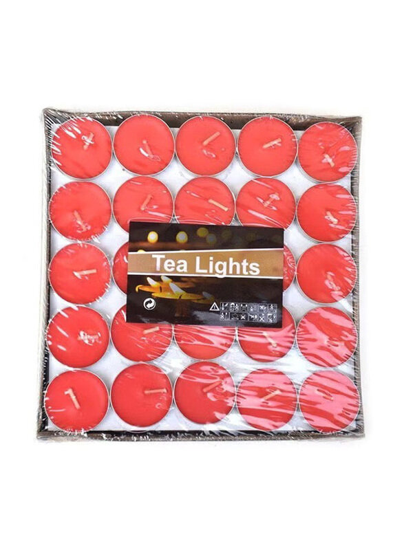

Tea Light 100-Piece Candles, Red