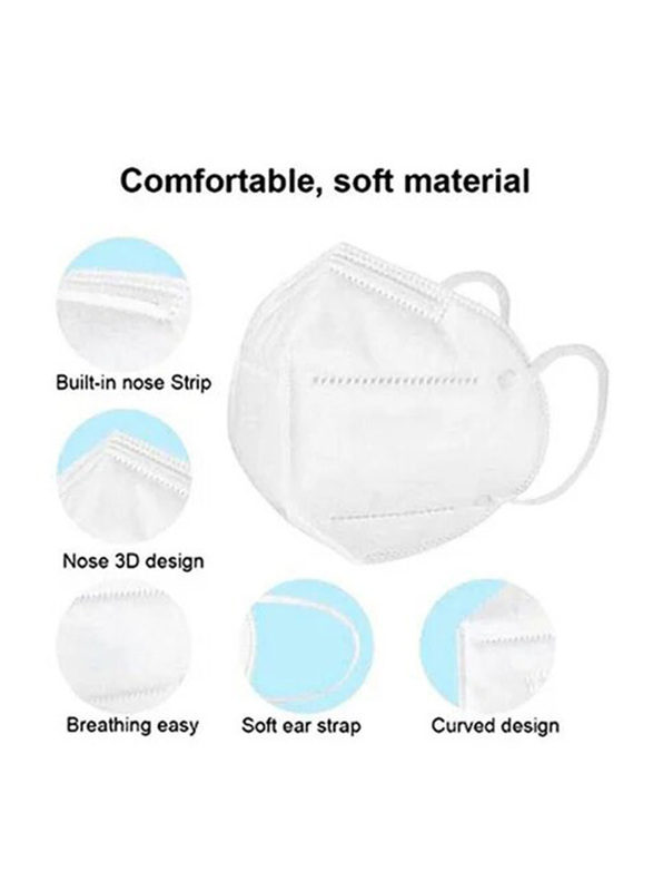 KN95 5-Layered Dustproof Mask Set, 15 Pieces