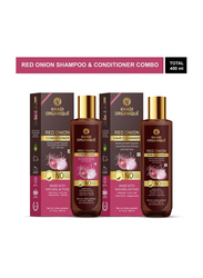 Khadi Organique Hair Care Kit Red Onion Shampoo & Conditioner, 400ml