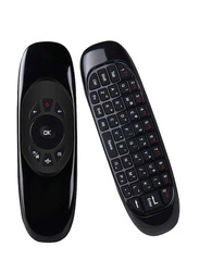 C120 2.4GHz Wireless Voice Air Mouse Keyboard Remote Control for Smart TV PC, YYC4977414, Black