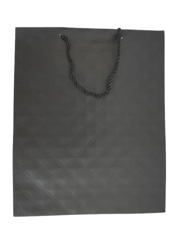 6-Piece Paper Gift Bag Set, Black