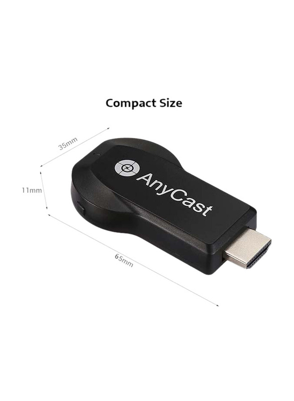 AnyCast Wireless HDMI Dongle, Black