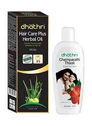 Dhathri Hair Care Plus Herbal Oil & Chemparathi Thaali Shampoo Set, 2 x 100ml