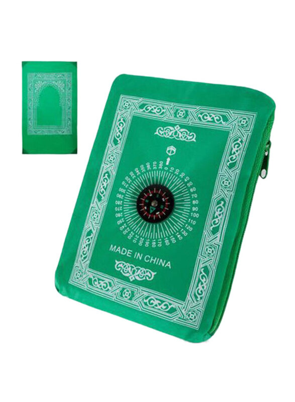 

Generic Portable Pocket Prayer Mat, 60 x 100cm, Green