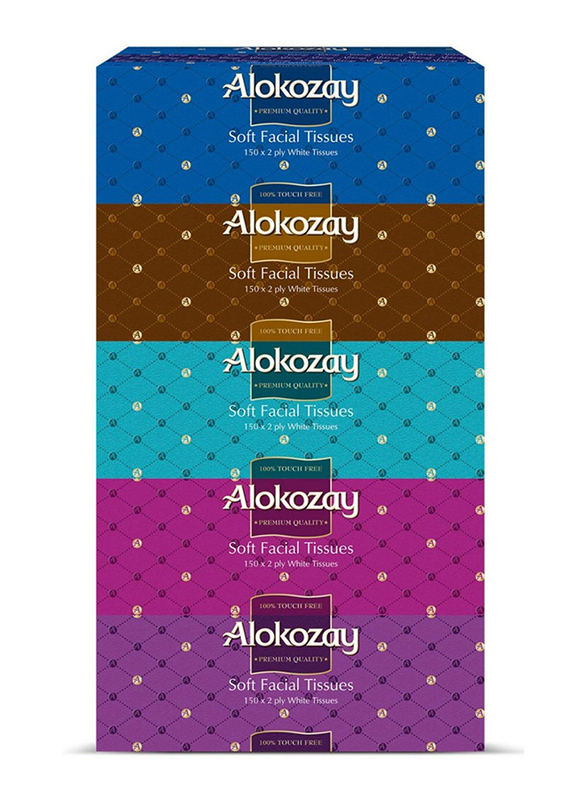Alokozay Soft Facial Tissues, 750 Sheets
