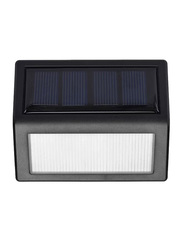 6-LED Solar Power Warm Light Sensor Lamp, 10 x 6 x 12cm, Black/White