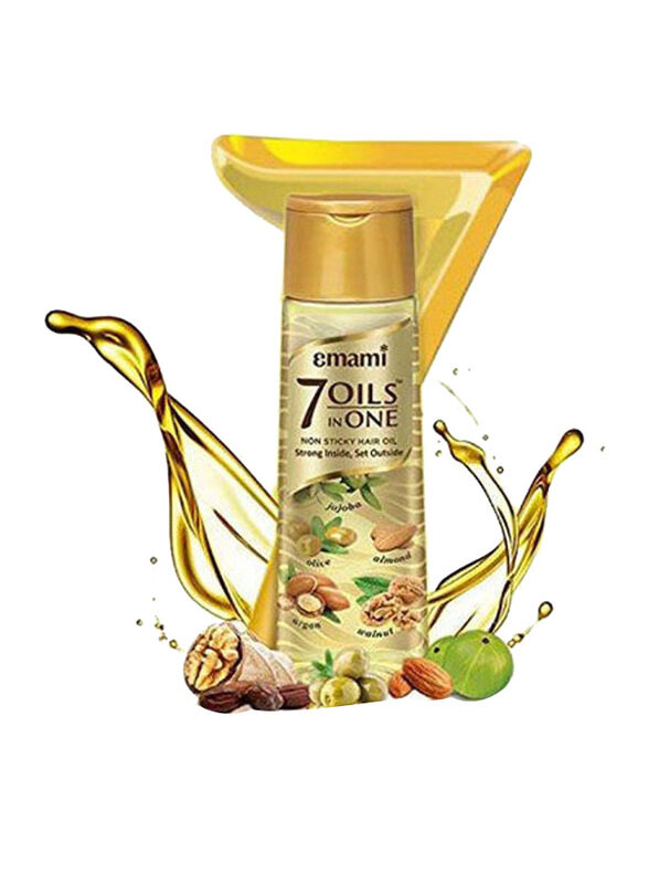 

Emami 7 in 1 Non Sticky Hair Oil for All Hair Types, 200ml