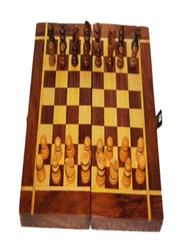 20 x 20cm Wooden Folding Chess Board