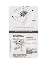 Fashionhome Basic Upper Arm Blood Pressure Monitor, BLOOD001, White