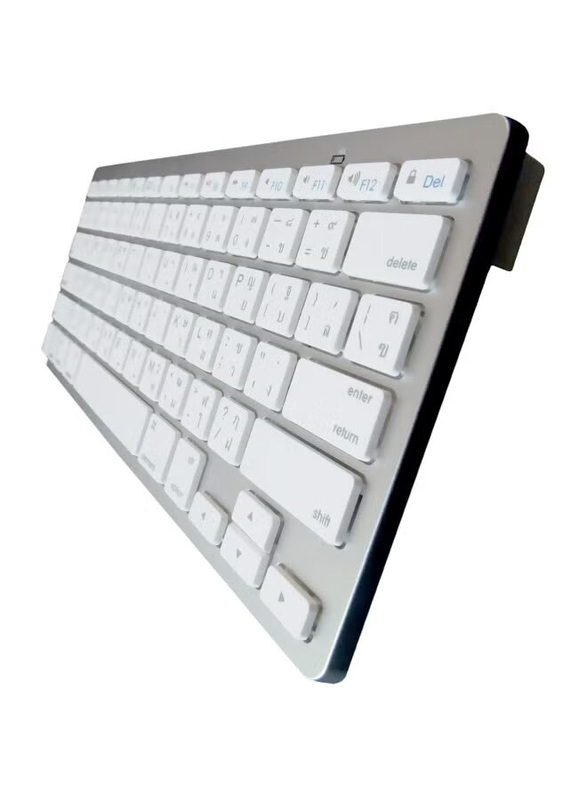 NM6894 Wireless English Keyboard, White