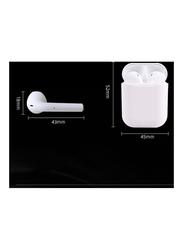 Tws Wireless Bluetooth In-Ear Earbuds with Charging Case, White