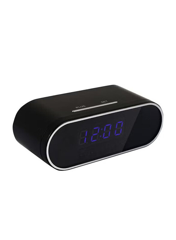

Generic Mini Clock Multifunctional DVR With Security Camera, Black