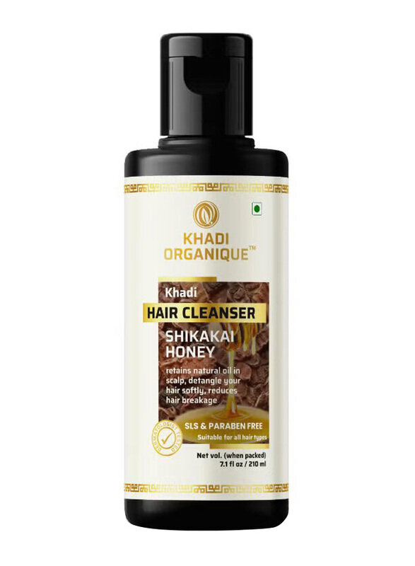 

Khadi Organique Shikakai & Honey Hair Cleanser for All Hair Type, 210ml