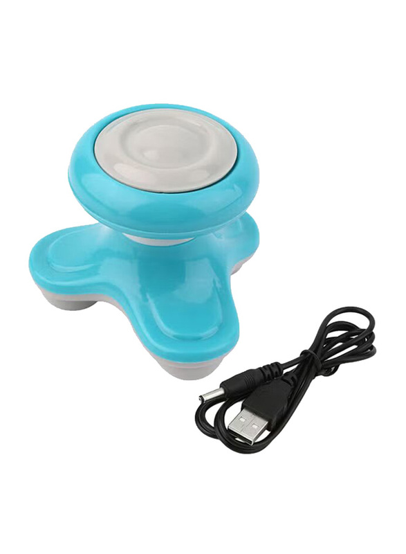 Mini Electric Body Massager, Light Blue