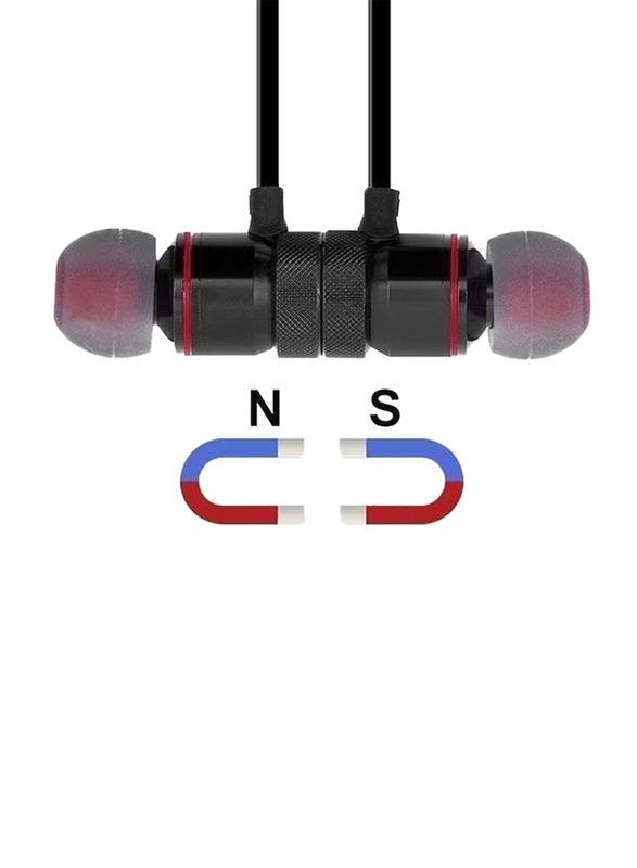 Stereo Sports Bluetooth Wireless In-Ear Headphone, Black