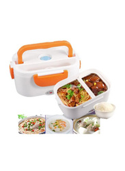 Multi-Function Electric Heating Lunch Box, BY-085-O-Kul, Orange/White