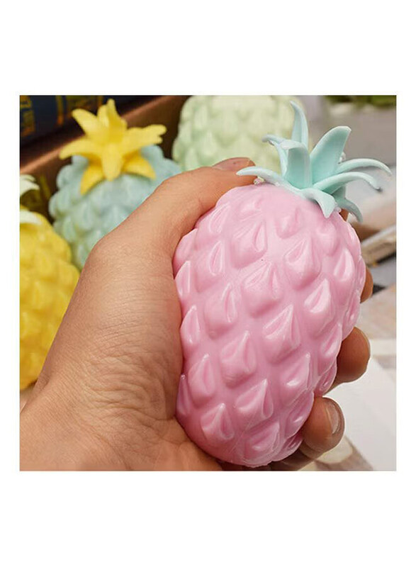 

Generic Cute Pineapple Stress Ball Fidget Toy, Pink, Ages 3+