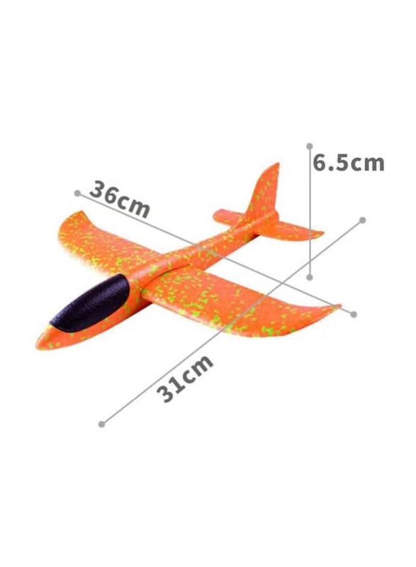 WP Flying Glider Foam Plane, Ages 3+, Multicolour