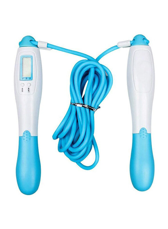 

Generic Digital LCD Calorie Counting Jump Skipping Rope, One Size, Blue/White