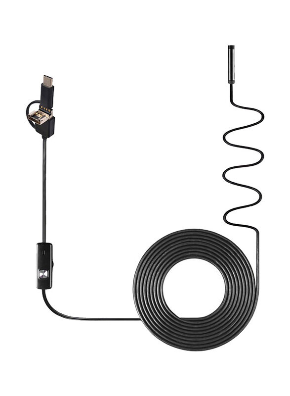 3-in-1 Industrial Endoscope, P-S4926-1, Black