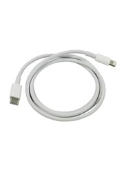 1-Meters Lightning Charging Data Cable, USB Type-C to Lightning for Smartphones, White