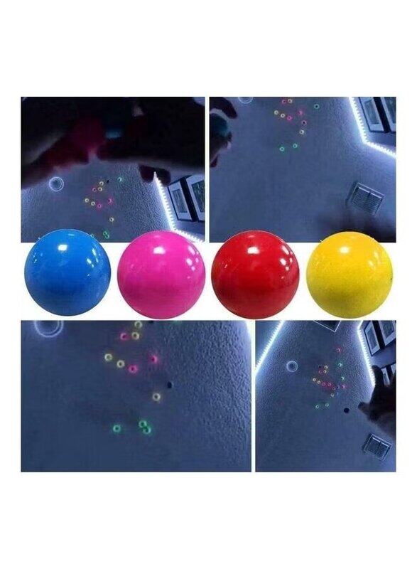 

XiuWoo Glowing Stress Relief Sticky Balls, 4 Pieces, Ages 3+
