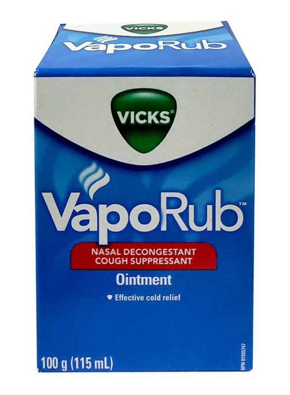 Vicks VapoRub Nasal decongestant & Cough Suppressant Ointment, 115ml