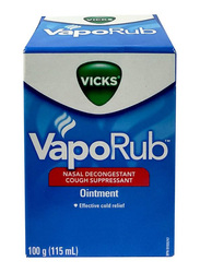 Vicks VapoRub Nasal decongestant & Cough Suppressant Ointment, 115ml