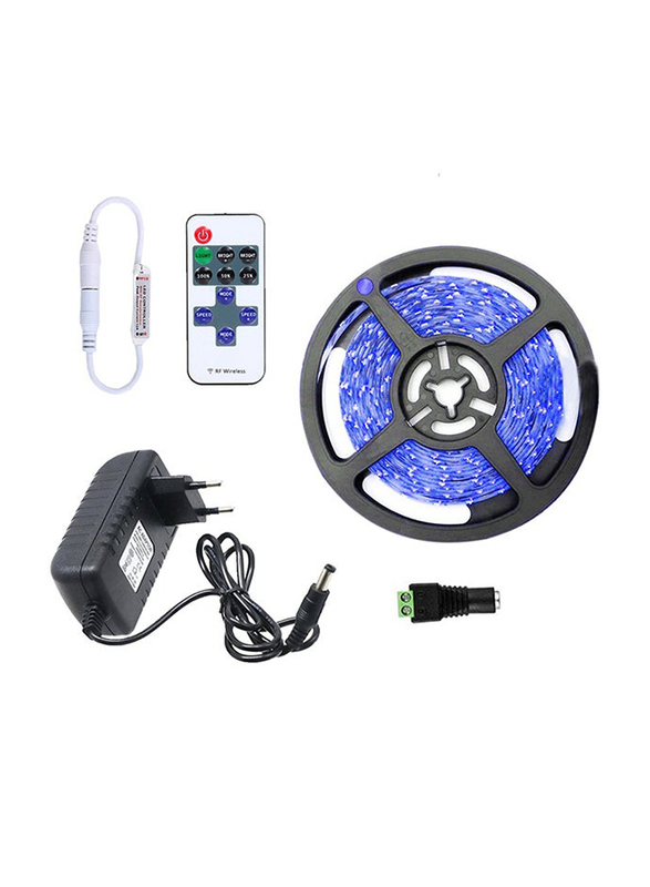 YWXLight 300-LED Strip Lights with 11 Key Remote Controller, Blue