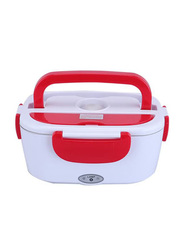 Multifunctional Portable Electric Heating Lunch Box, H24011R-US, Red/White