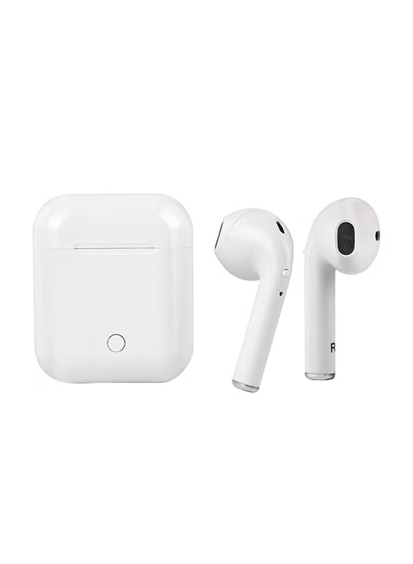 Wireless In-Ear Earbuds With Charging Box, White