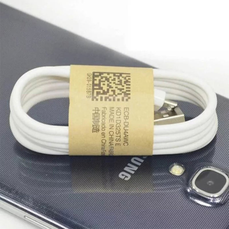 Wire USB Cable Date Sync Charging Cable, White