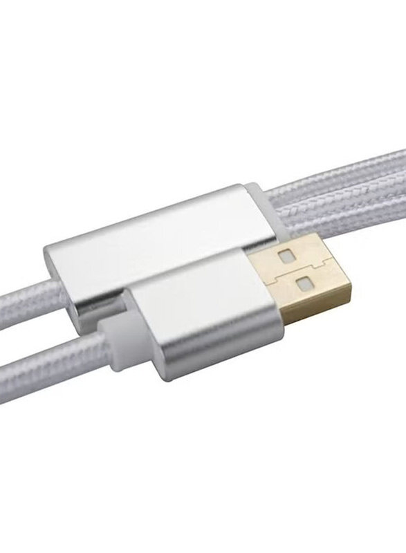 

Generic 3 In1 Micro USB Charging & Date Sync Cable, USB Type A to Type-C/Lightning/Micro USB Cable, Grey