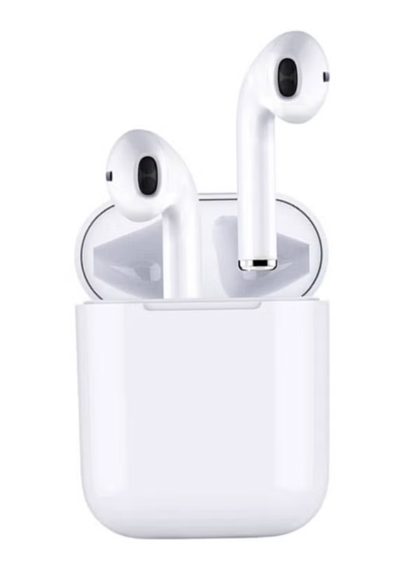 Wireless In-Ear Earbuds With Charging Box, White