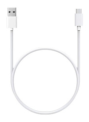 1-Meter Charging Cable, USB Type-C to USB Type A Charging Cable, White