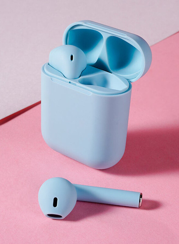 

Generic Frosted Macaroon Wireless In-Ear Noise Cancelling Headphones, Blue