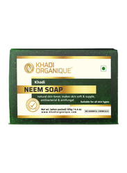 Khadi Organique Handmade Pure Neem Soap, Green, 125g