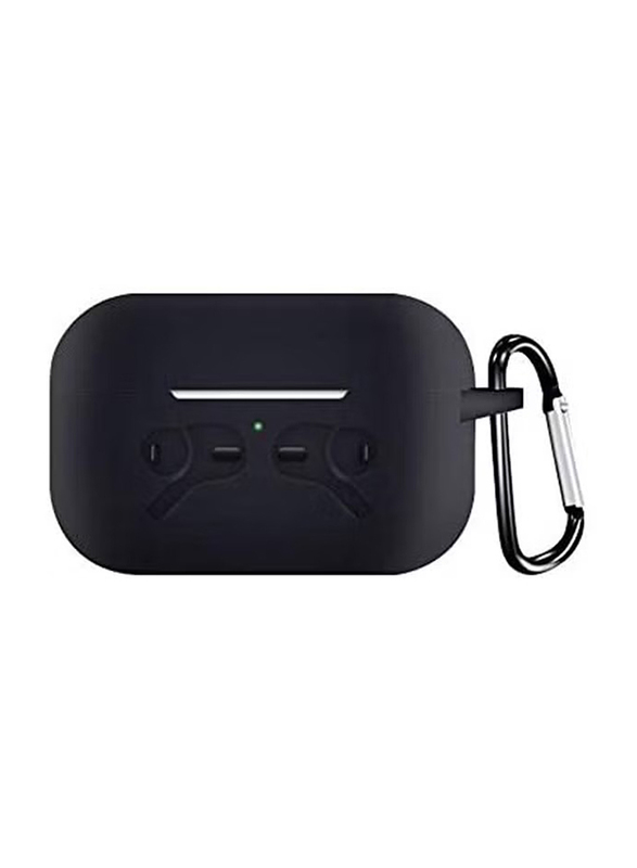 Protective Cover Silicone Case Wireless Bluetooth Headset Cover For Apple AirPods Pro, YA-ZH2520, Black
