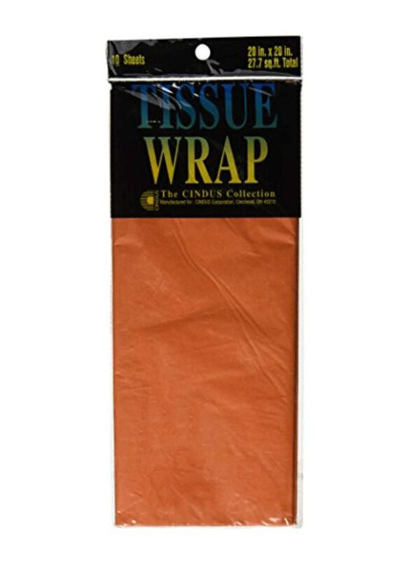 

Cindus Tissue Wrap, 10 Pieces, Brown