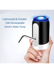 Electric USB Charging Water Bottle Pump Dispenser, S0-1580, White
