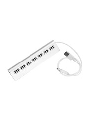 7-Ports USB 2.0 Hub, White