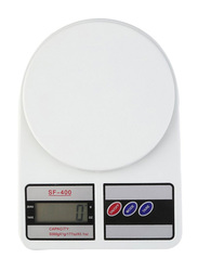 22cm Digital Electronic Scale Balance Machine with LCD Display, White